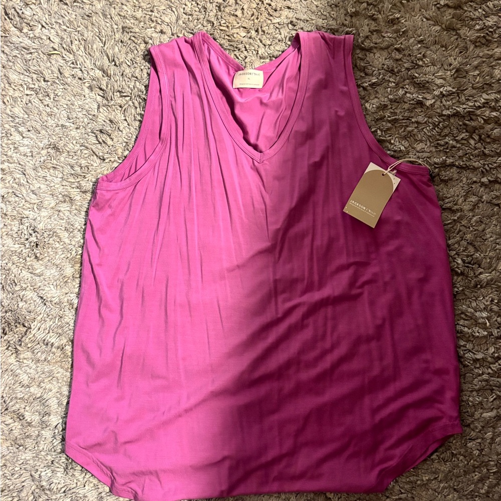 Jackson Rowe Fuchsia Tank Top